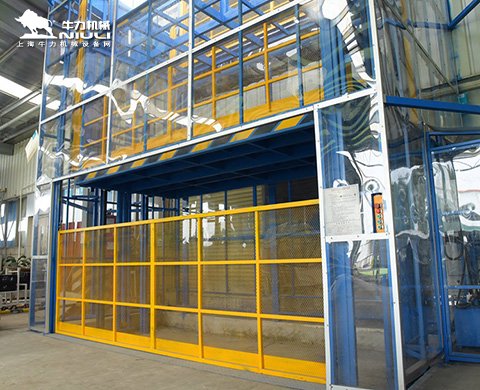 直頂式導軌升降機平臺